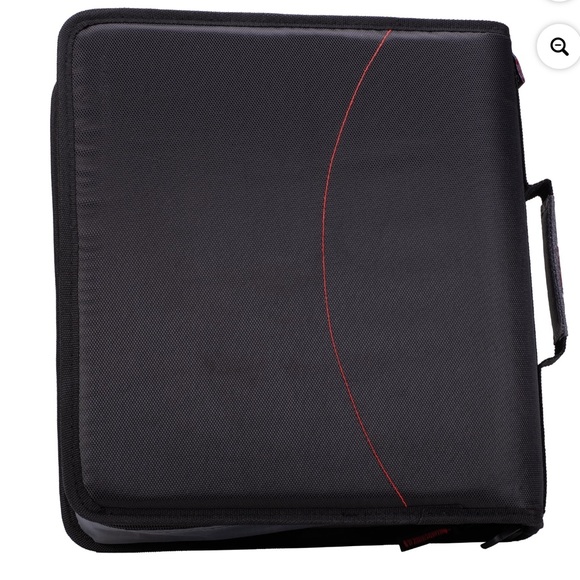 Case-it Black and Red Zipper Binder - Picture 3 of 15